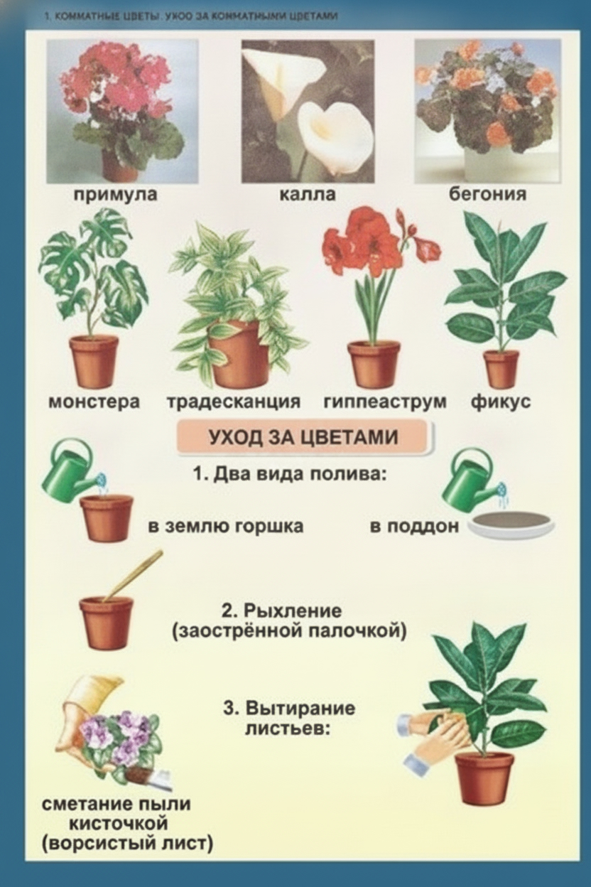 Комплект плакатов Окружающий мир 1 кл.
