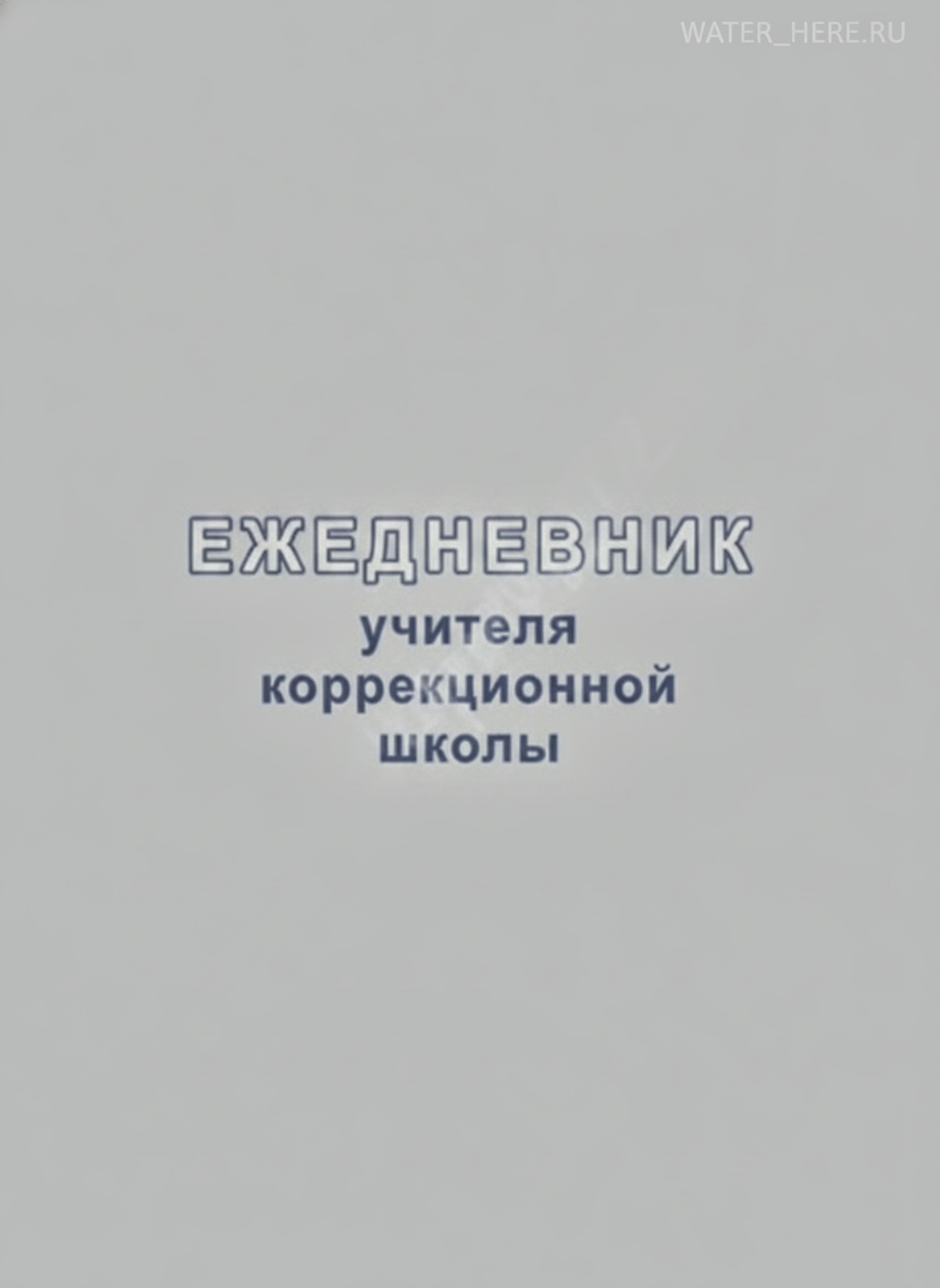 Ежедневник учителя коррекционной школы