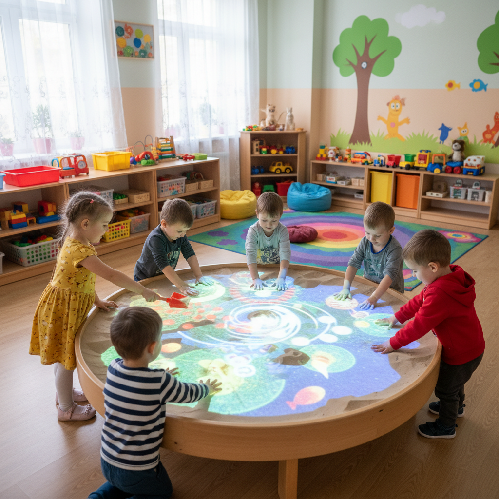 Интерактивные песочницы и столы для детского сада