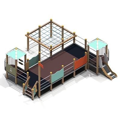 Детский игровой комплекс №18, 6880х6700 мм