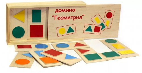 Домино детское Геометрия