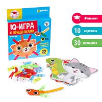 Игра с прищепками Животные