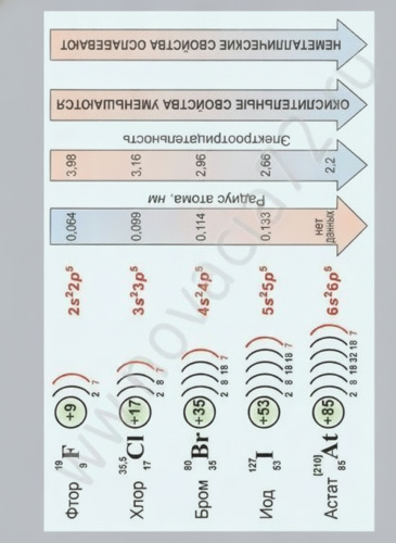 Комплект плакатов Химия. Неметаллы