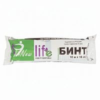 Бинт марлевый стерильный NEW LIFE 10 м х 16 см, плотность 36 (±2) г/м2, индивидуальная упаковка, 147950