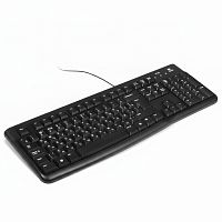 Клавиатура проводная LOGITECH K120, USB, 104 клавиши, черная, 920-002522