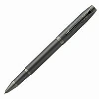 Ручка-роллер PARKER "IM Professionals Monochrome Titanium", черный лак, нержавеющая сталь, черная, 2172960
