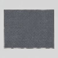 Коврик входной ворсовый влаго-грязезащитный, 120х150 см, толщина 7 мм, серый, VORTEX, 22099