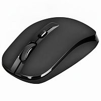 Мышь беспроводная SVEN RX-260W, 3 кнопки +1 колесо-кнопка, оптическая, черная, SV-018, SV-018160