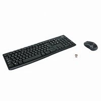 Набор беспроводной LOGITECH Wireless Combo MK270, клавиатура, мышь 2 кнопки + 1 колесо-кнопка, черный, 920-004518