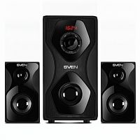 Колонки SVEN MS-2055 2.1, 55Вт, Bluetooth, дерево, черные