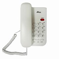 Телефон RITMIX RT-311 black, световая индикация звонка, тональный/импульсный режим, повтор, черный, 80002231