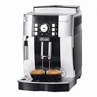 Кофемашина DELONGHI ECAM 21.117.SB, 1450 Вт, объем 1,8 л, емкость для зерен 250 г, ручной капучинатор, серебристая, EСAM 21.117.SB