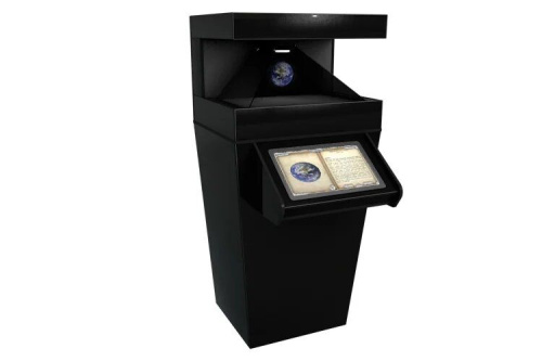 Напольная 3D пирамида с интерактивным экраном