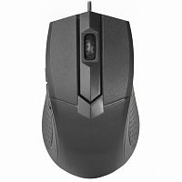 Мышь проводная DEFENDER Optimum MB-270, USB, 2 кнопки + 1 колесо-кнопка, оптическая, черная, 52270