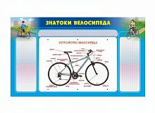 Многофункциональная доска Знатоки велосипеда с магнитно-маркерными элементами