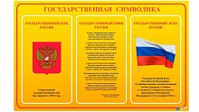 Стенд Государственная символика