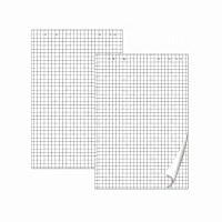 Блокноты для флипчарта BRAUBERG, КОМПЛЕКТ 5 штук, 20 листов, клетка, 67,5х98 см, 80 г/м2, 124097