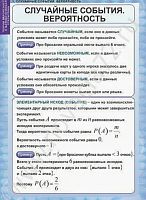 Комплект плакатов Математика. Теория вероятностей и математическая статистика