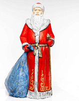 Новогодняя фигура Дед Мороз, стеклопластик (высота 168 см)