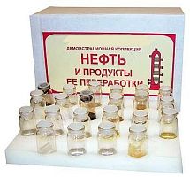 Коллекция демонстрационная Нефть и продукты ее переработки