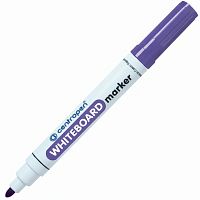 Маркер стираемый для белой доски ФИОЛЕТОВЫЙ CENTROPEN "Dry-Wipe", круглый наконечник, 2,5 мм, 8559, 585590105