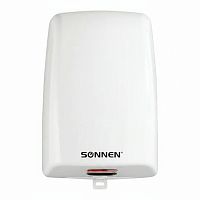 Сушилка для рук SONNEN HD-FL-2009, 1200Вт, пластиковый корпус, белая, 607959