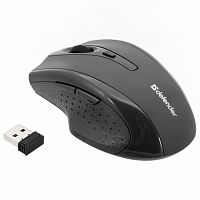 Мышь беспроводная DEFENDER Accura MM-365, 5 кнопок + 1 колесо-кнопка, оптическая, черная, 52365