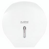 Диспенсер для туалетной бумаги LAIMA PROFESSIONAL BASIC (Система T2), малый, белый, ABS-пластик, 606682