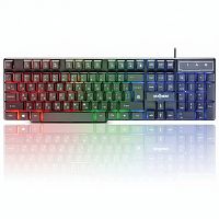 Клавиатура проводная игровая DEFENDER Mayhem GK-360DL, USB, 104 клавиши, с подсветкой, черная, 45360