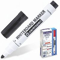 Маркер стираемый для белой доски ЧЕРНЫЙ, CENTROPEN "Dry-Wipe", 2,5 мм, 8559, 5 8559 0112