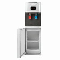 Кулер для воды HOT FROST V115CE, напольный, НАГРЕВ/ОХЛАЖДЕНИЕ ЭЛЕКТРОННОЕ, шкаф, 2 крана, белый, 120211505