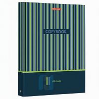Тетрадь на кольцах БОЛЬШОГО ФОРМАТА 225х300 мм А4, 100 л., обложка картон, клетка, BRAUBERG, "Полосы", 403273