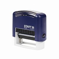 Штамп стандартный STAFF "ПОЛУЧЕНО", оттиск 38х14 мм, "Printer 9011T", 237422