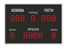 Табло электронное игровое (для волейбола, баскетбола, футбола, гандбола) с защитным экраном