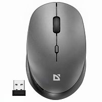 Мышь беспроводная DEFENDER Auris MB-027, USB, 3 кнопки+1 колесо-кнопка, оптическая, с, 52029