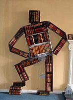 Стеллаж для книг Человек, 2250х300х2900 мм