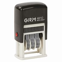 Датер-мини месяц буквами, оттиск 20х3,8 мм синий, GRM 4810, 124131000