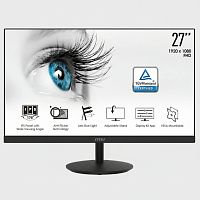 Монитор MSI Pro MP271 27" (68.6 см)/1920x1080/16:9/IPS/5ms/250cd/HDMI/VGA/черный