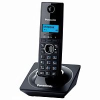 Радиотелефон PANASONIC KX-TG1711RUB, память на 50 номеров, АОН, повтор, часы/будильник, чёрный