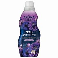 Гель для стирки 2 в 1, 1000 г, AROMA DROP "Лаванда и ваниль", 25294