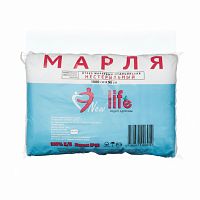 Марля медицинская отбеленная NEW LIFE отрез 10 м, плотность 30 (±2) г/м2, 94266