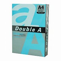 Бумага цветная DOUBLE A, А4, 80г/м2, 500 л, интенсив, синяя, ш/к 31965