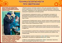Стенд ТБ при сверлении, 0,7х1 м
