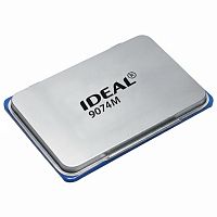 Штемпельная подушка TRODAT IDEAL, 160х90 мм, металлический корпус, синяя, 9074Мс, 153127