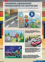 Комплект плакатов Безопасность на улицах и дорогах