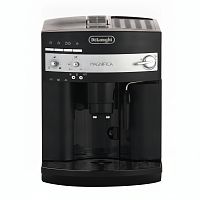 Кофемашина DELONGHI ESAM3000.B, 1350 Вт, объем 1,8 л, емкость для зерен 200 г, ручной капучинатор, черная