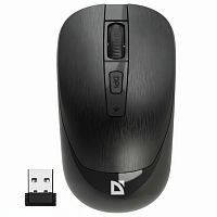 Мышь беспроводная DEFENDER Wave MM-995, USB, 3 кнопки+1 колесо-кнопка, оптическая, че, 52995