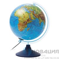 Глобус физический GLOBEN "Классик Евро", диаметр 250 мм, с подсветкой, Ке012500189