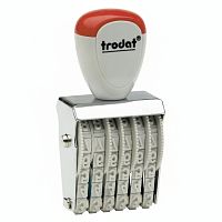 Нумератор ручной ленточный, 6 разрядов, оттиск 27х4 мм, TRODAT 1556, 54886
